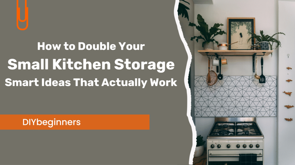 Compact kitchen with vertical shelves, pull-out drawers, and neatly organized cabinets for maximum storage