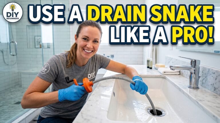 How to Use a Drain Snake: The Beginner’s Complete Guide