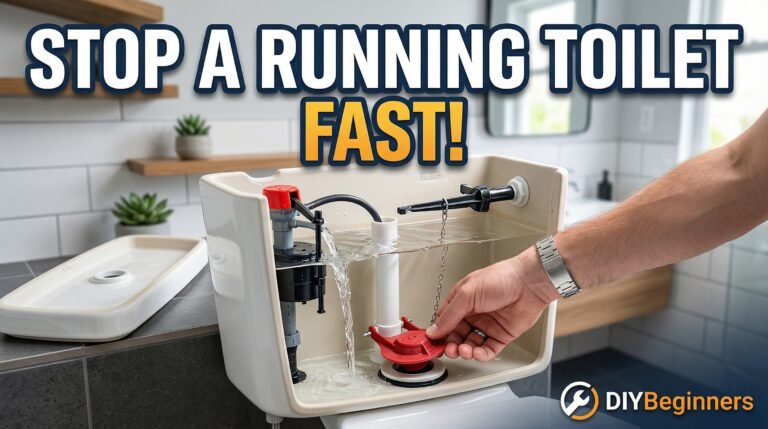 How to Stop a Toilet from Running (and Why It Matters for Your Water Bill)