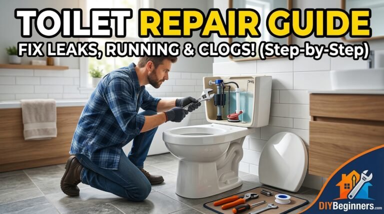 DIY toilet repair plumbing guide
